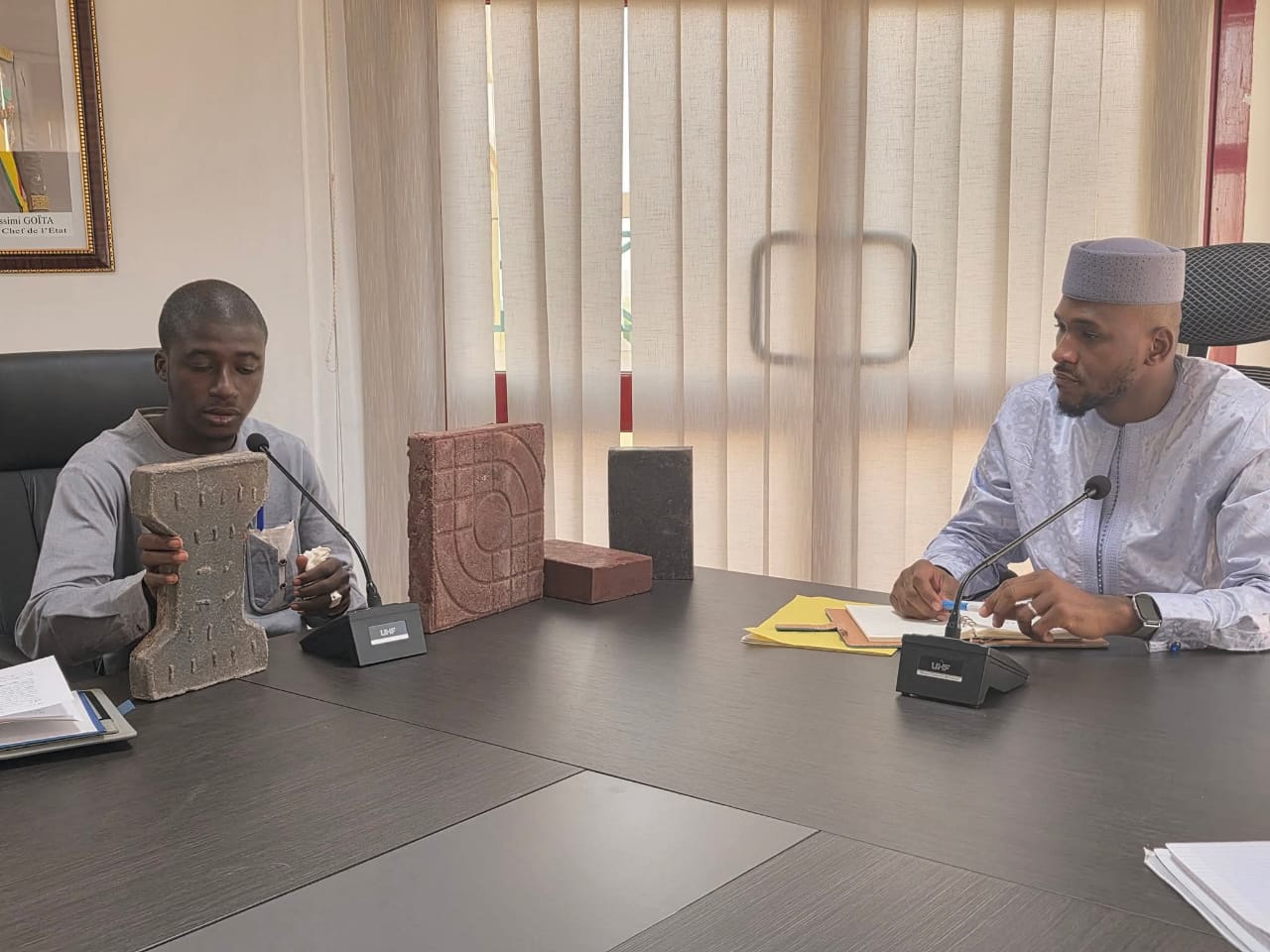 Mali : reçu au MEADD, Cheick Coulibaly mise sur la valorisation des déchets plastiques